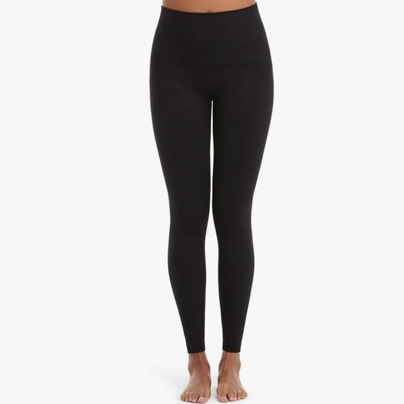 SPANX Pants - Spanx Look at me me now leggings black size medium with tummy control